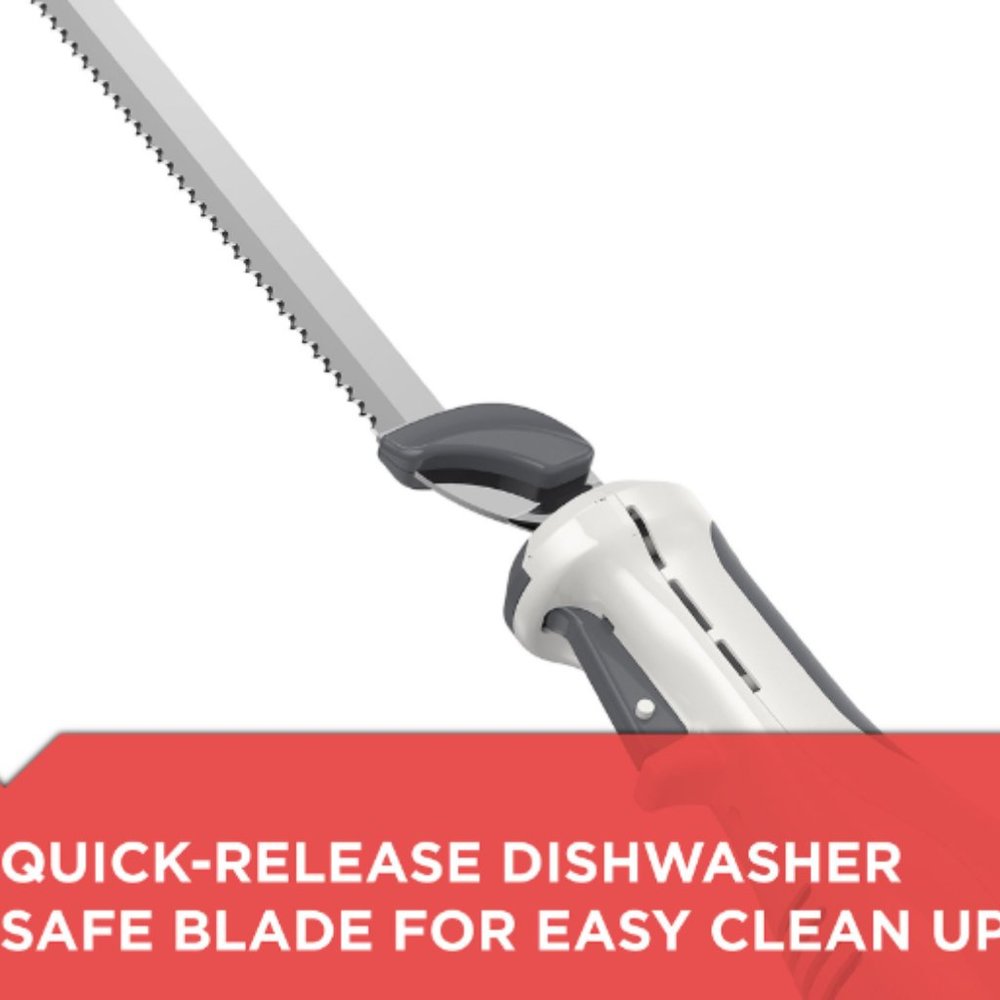 Brand New Electric Carving Knife, BLACK+DECKER White